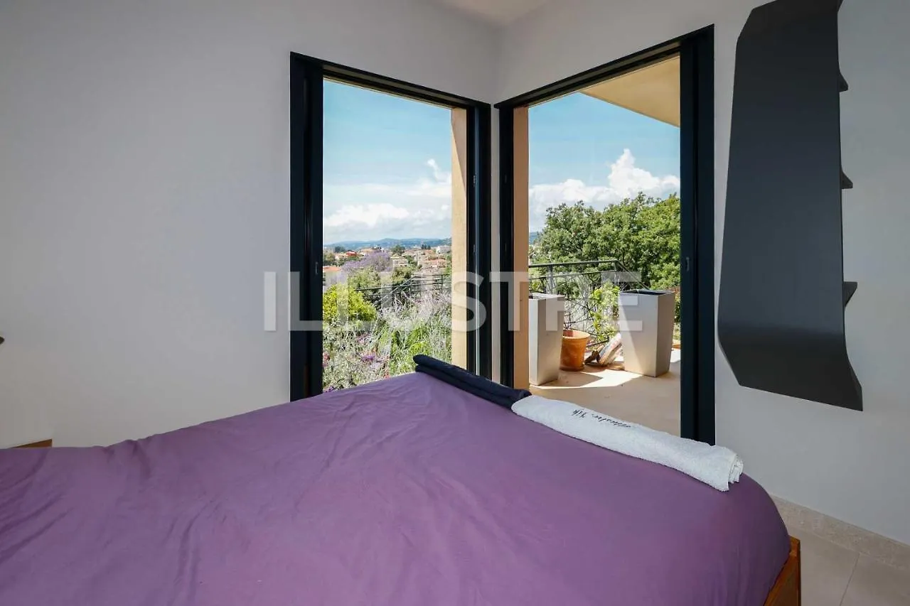 Villa Vue Mer, Piscine & Plage A 6Min Cagnes-sur-Mer 0*,  Francja