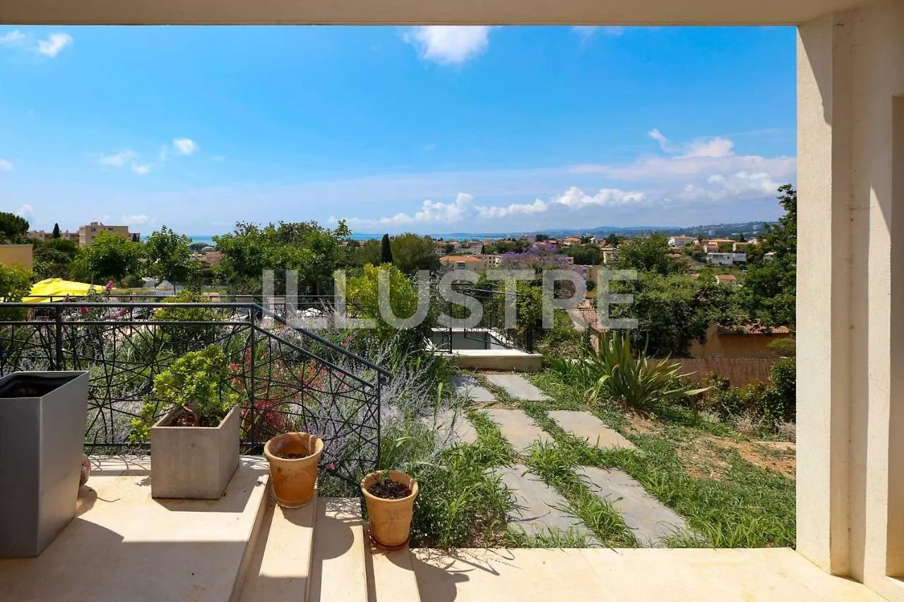 Villa Vue Mer, Piscine & Plage A 6Min Cagnes-sur-Mer